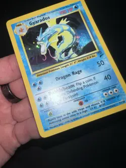 Pokemon TCG Gyarados 7/130 Base Set 2 Holo Rare - Image 3