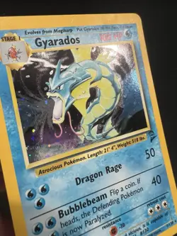 Pokemon TCG Gyarados 7/130 Base Set 2 Holo Rare - Image 5