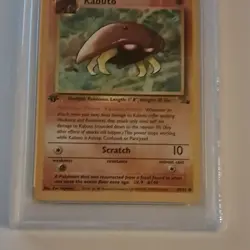 Pokemon Fossil Kabuto 1st Edition PSA 10 1999 #50/62 English - Image 3