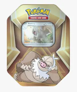 Sealed Pokemon TCG Slaking Triple Whammy Collector Tin READY TO SHIP - Image 1
