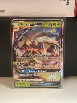 Pokemon TCG Golisopod GX Burning Shadows 17/147 Holo Ultra Rare NM/M - Image 1