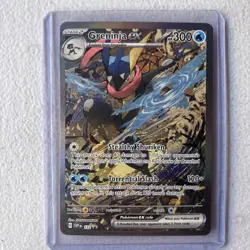 Pokemon TCG Greninja ex 132 Sv: Scarlet & Violet Black Star Promo NM/M - Image 1
