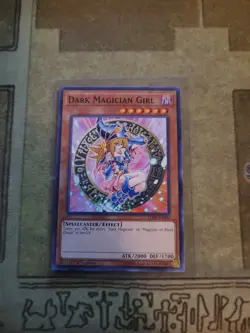 YUGIOH DARK MAGICIAN GIRL LED6-EN000 COMMON 1ST EDITION NM - Image 1