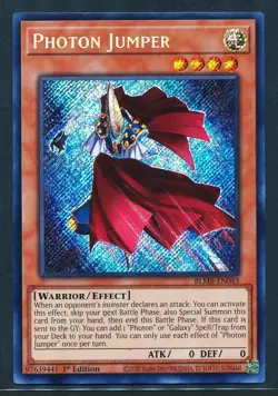 Photon Jumper BLMR-EN043 1st Edition Secret Rare Yu-Gi-Oh! NM/M - Image 1