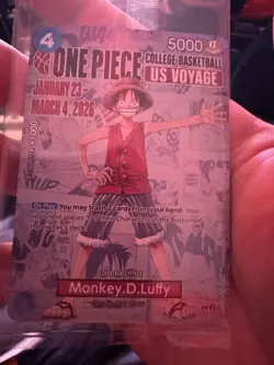 One Piece CCG Monkey.D.Luffy US Voyage P-055 Character Card 2026 (SEALED) - Image 2