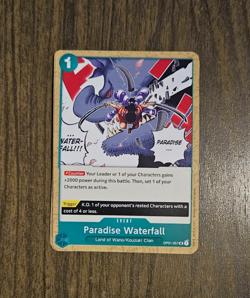 Paradise Waterfall OP01-057 One Piece Romance Dawn Regular - Image 1