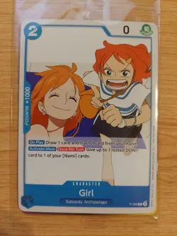 Girl (Promo Pack) - P-096 (One Piece Promotion Cards) - Mint (Sealed) - Image 1