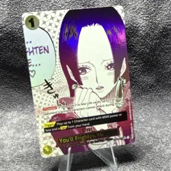 You'll Frighten Me... Boa Hancock Event ALT Art Foil One Piece CCG Card OP14-118 - Image 3
