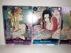 One Piece 2025 Dash Pack 4 Card Set Boa, O-Nami Black Maria Yamato NOT FOR SALE - Image 3