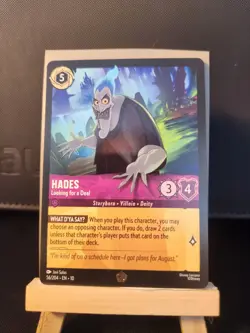 Hades - Looking For A Deal [56/204] - Lorcana - Whispers In The Well - NM - Image 1