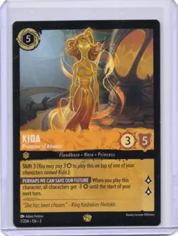 Disney Lorcana Kida Into the Inklands #7/204 Legendary - Image 1