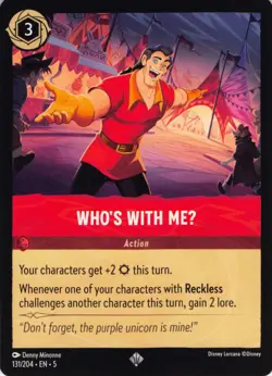Who's With MeU Disney Lorcana Shimmering Skies EN5 Regular 131/204 - Image 1