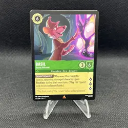 Basil Secret Informer Disney Lorcana Archazia's Island EN7 Regular 93/204 - Image 3
