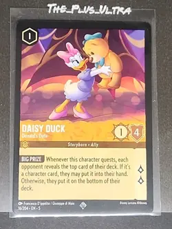 Daisy Duck - Donald's Date 16/204 Shimmering Skies Disney Lorcana EN-5 SuperRare - Image 1