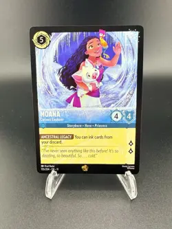 Disney Lorcana Moana - Curious Explorer 155/204 Legendary Winterspell - Image 1