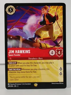 Jim Hawkins - Space Traveler - Into the Inklands - 109/204 - Lorcana - U Pick - Image 3