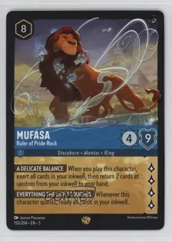 2024 Disney Lorcana - Shimmering Skies 5 Mufasa Ruler of Pride Rock #150 - Image 1