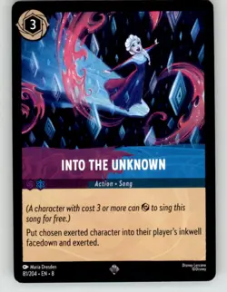 Disney Lorcana Reign of Jafar Into the Unknown 81 NM/NP - Image 1