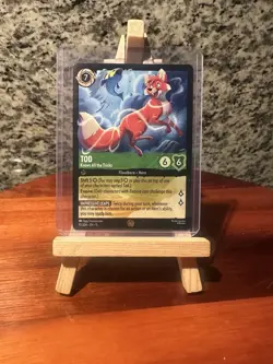 Disney Lorcana Tod-Knows All the Tricks Character 92/204 Regular Legendary - Image 1