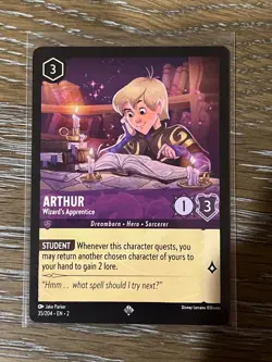 Arthur Wizard’s Apprentice 35/204 - Disney Lorcana Chapter 2 - Regular - Mint - Image 1