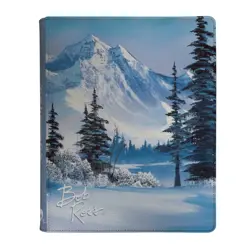 Bob Ross Winter Paradise 9-Pocket Zip 360 Card Binder for Pokemon, MTG & more - Image 1