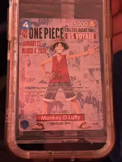 One Piece CCG Monkey.D.Luffy US Voyage P-055 Character Card 2026 (SEALED) - Image 2