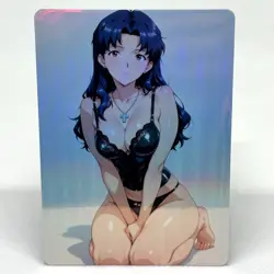Neon Genesis Evangelion Misato Katsuragi Goddess Anime Waifu ACG Foil Card - Image 1