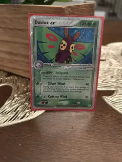 Pokemon Dustox ex Rare Holo 140 HP Card 86/92 EX Legend Maker - Image 1