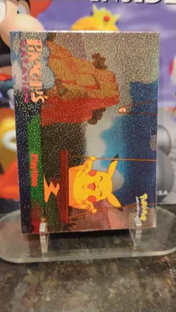 PIKACHU'S Vacation Movie Ed. POKEMON "Playtime" Holo Foil TOPPS Trading Card #57 - Image 1
