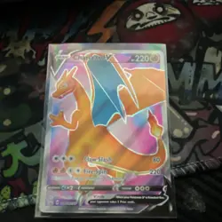 2020 Pokemon Charizard V SWSH050 Base Set Holo Rare Holo Trading Card - Image 1
