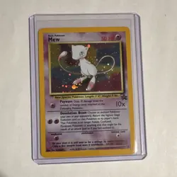 Pokemon TCG Mew Wizards Black Star Promo #9 Holo Card Nintendo 2000 - Image 1