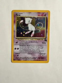 Pokemon TCG Mew Wizards Black Star Promo #9 Holo Card Nintendo 2000 - Image 3