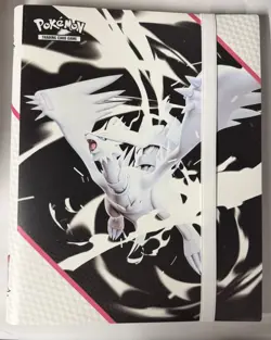 White Flare Binder Pokemon TCG - BINDER ONLY NO CARDS - Image 1