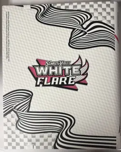 White Flare Binder Pokemon TCG - BINDER ONLY NO CARDS - Image 2