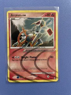Arceus Lv.100 AR3 Holo Rare Pokemon Card - Lightly Played - Image 1