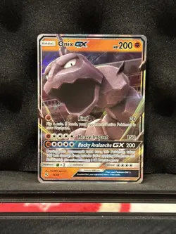 Onix GX - 36/68 - Pokemon Hidden Fates Sun & Moon Ultra Rare Card NM - Image 1