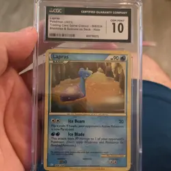 Pokemon TCG Lapras Trading Card Game Classic Holo Rare 90 HP CGC 10 008/034 - Image 1