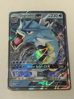 Pokemon TCG Gyarados GX 16/68 Hidden Fates Ultra Rare Card - Image 1