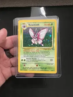 Venomoth 13/64 - Holo Jungle Rare Pokemon Card Wotc - Image 1