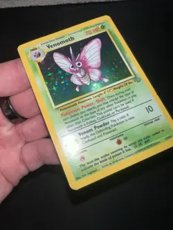 Venomoth 13/64 - Holo Jungle Rare Pokemon Card Wotc - Image 3