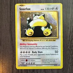 Snorlax XY179 XY Promo Holo MP Pokemon Card TCG - Image 1