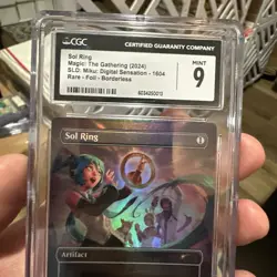 2024 MTG Miku Sol Ring Secret Lair Foil #1604 CGC Grade 9 - Image 4