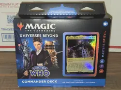 Magic The Gathering Universes Beyond Doctor Who Commander Deck Masters of Evil - Image 1