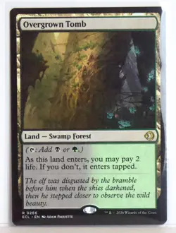 Overgrown Tomb [New, Near Mint] Rare MTG {Lorwyn Eclipsed} - Image 1