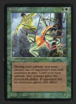 ***Erhnam Djinn (Edge Indent)*** MTG Arabian Nights Magic Kid Icarus - Image 1