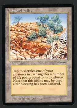 ***Diamond Valley*** MTG Arabian Nights Magic Kid Icarus - Image 1