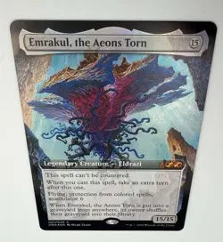 Emrakul, the Aeons Torn - Foil - Extended Art Magic mtg Light Play, English Ulti - Image 5