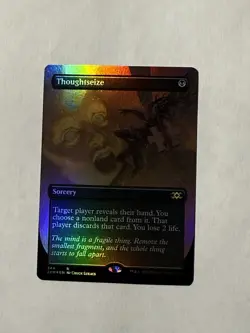 Thoughtseize Borderless FOIL (2XM 344) Rare (MTG Double Masters 2020) - Image 1