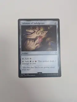 MTG - Talisman of Indulgence - Commander: Final Fantasy NM/M Condition - Image 1