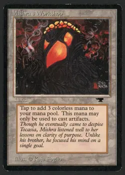 ***Mishra's Workshop*** MTG Antiquities Magic Kid Icarus - Image 1